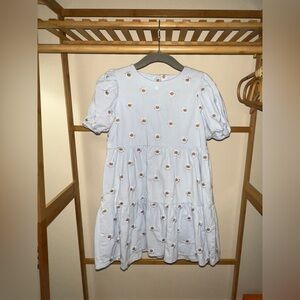 Zara Kids Blue Daisy Dress - Size 4-5T